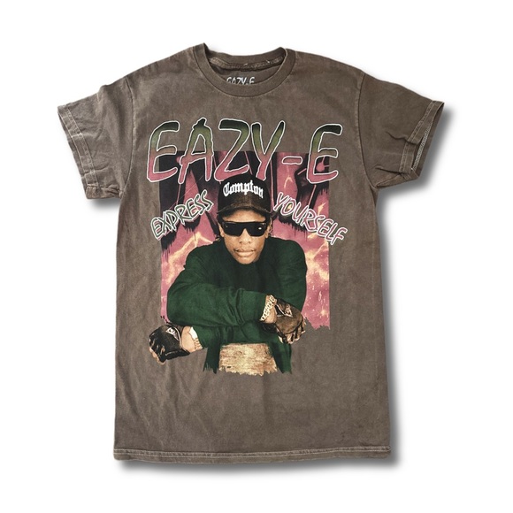 Eazy-E Express Yourself Short Sleeve Crew Neck Tee - Picture 1 of 5